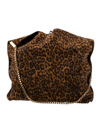 Saint Laurent Suzanne Suede Chain Hobo w/ Pouch