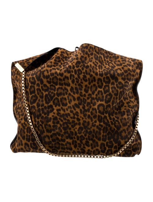 Saint Laurent Suzanne Suede Chain Hobo w/ Pouch