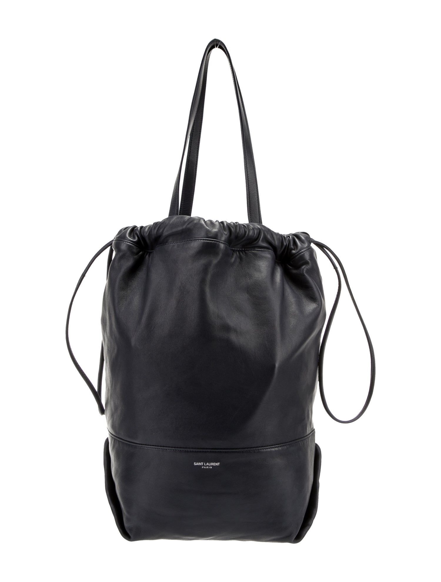 ysl teddy drawstring bag