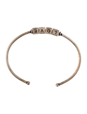 Saint Laurent Love Cube Cuff Bracelet