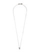 Saint Laurent Cassandre Twist Pendant Necklace