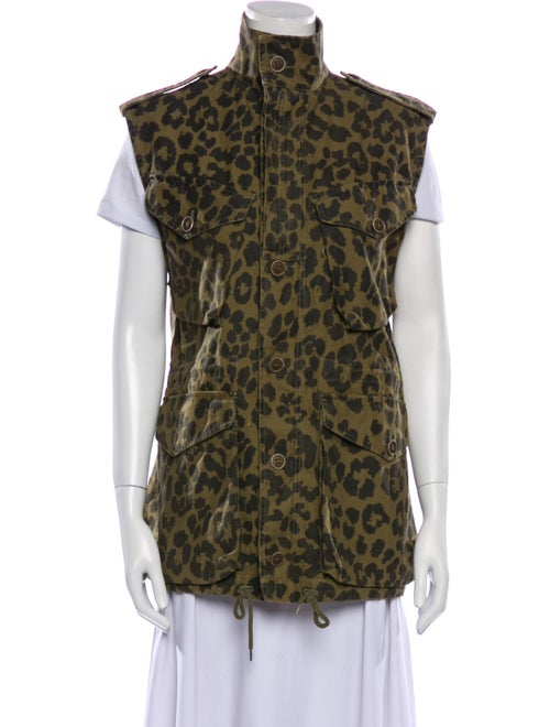 Saint Laurent 2015 Animal Print Vest