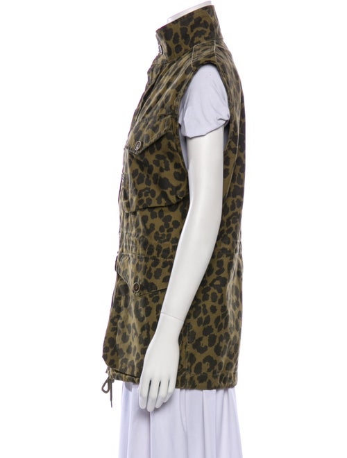 Saint Laurent 2015 Animal Print Vest
