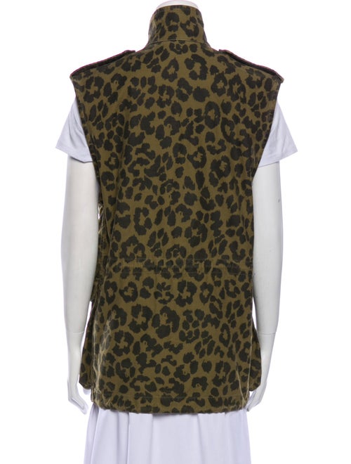 Saint Laurent 2015 Animal Print Vest