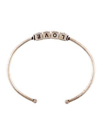 Saint Laurent Love Cube Cuff Bracelet