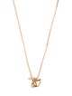 Saint Laurent Cassandre Twist Pendant Necklace