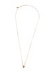 Saint Laurent Cassandre Twist Pendant Necklace