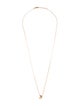 Saint Laurent Cassandre Twist Pendant Necklace