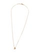 Saint Laurent Long Cassandre Twist Pendant Necklace