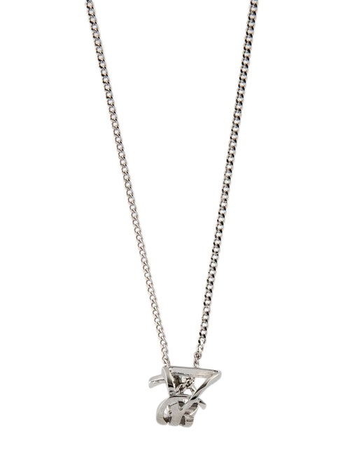 Saint Laurent Sautoir YSL Twist Pendant Necklace