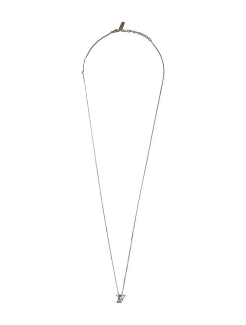 Saint Laurent Sautoir YSL Twist Pendant Necklace