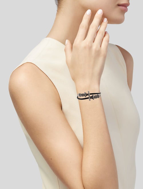 Saint Laurent You & Me Victorian Leather Bracelet