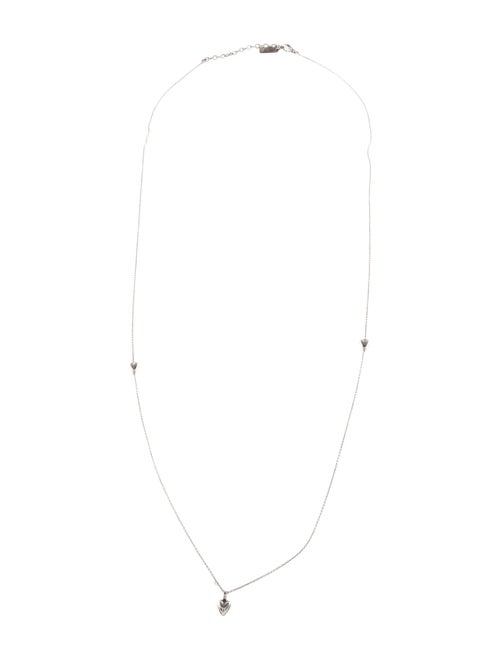 Saint Laurent Hearts Station Necklace