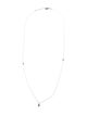 Saint Laurent Hearts Station Necklace