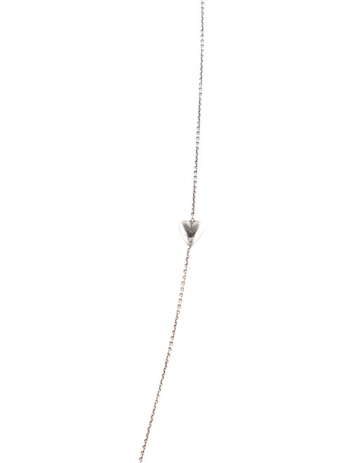 Saint Laurent Hearts Station Necklace