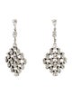 Saint Laurent Crystal Drop Earrings