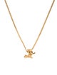 Saint Laurent Cassandre Twist Pendant Necklace