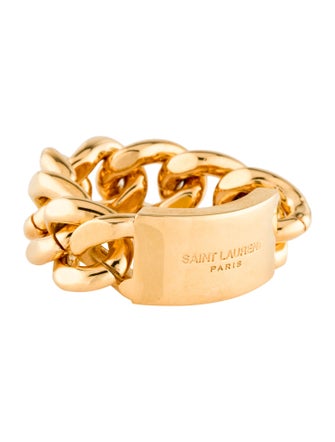 Saint Laurent ID Chain Ring