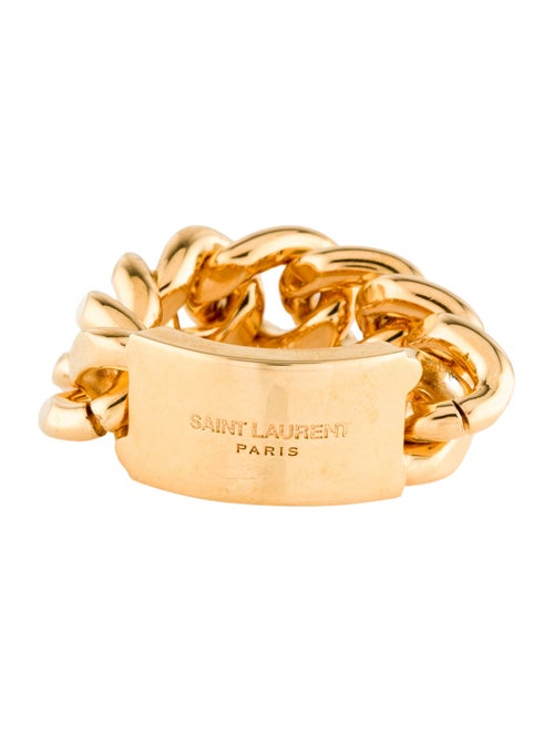Saint Laurent ID Chain Ring