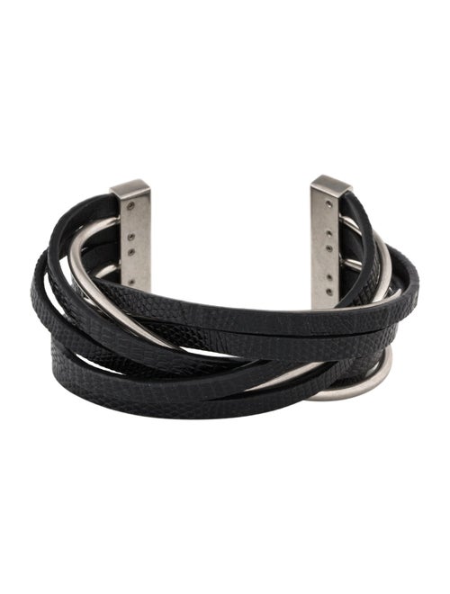 Saint Laurent Leather Cuff