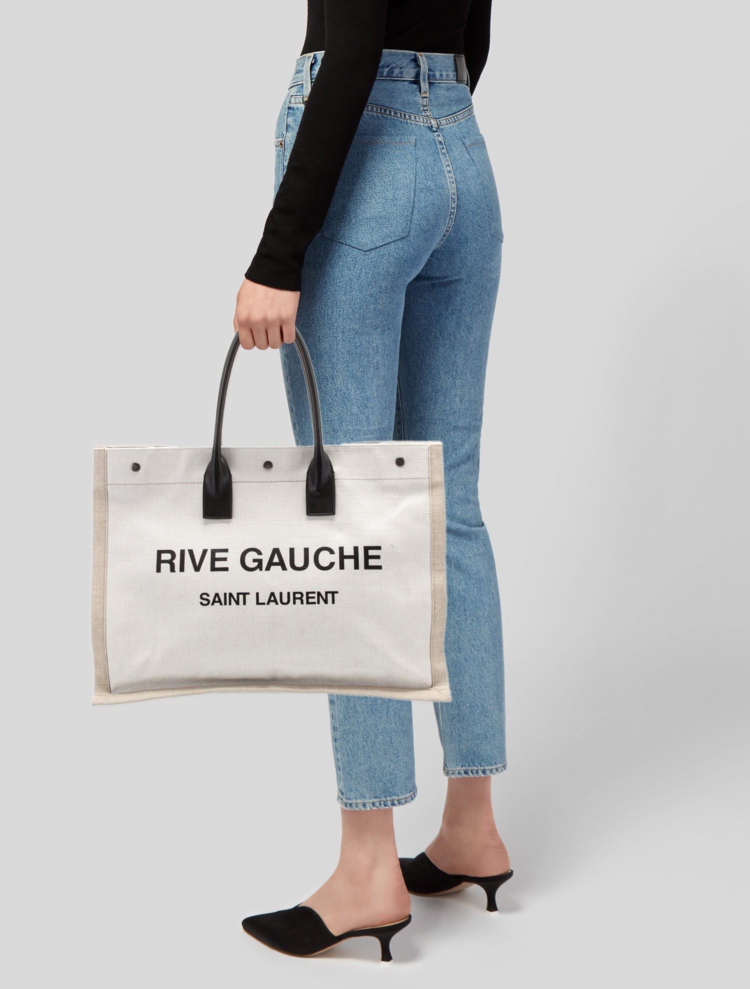 Chanel Large Ladies First Shopping Tote w/Whistle Black Totes