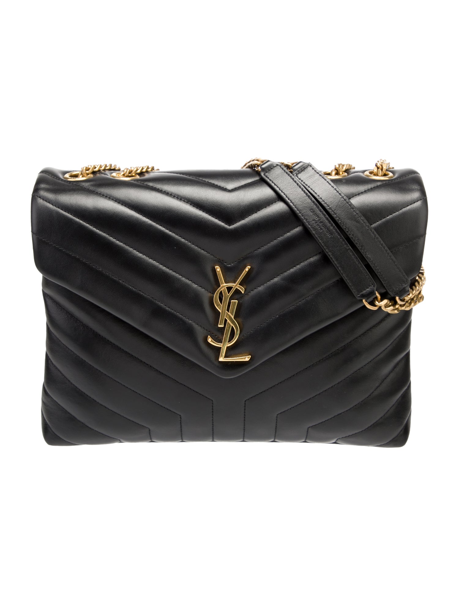 Saint Laurent Medium Monogram Matelassé LouLou Bag