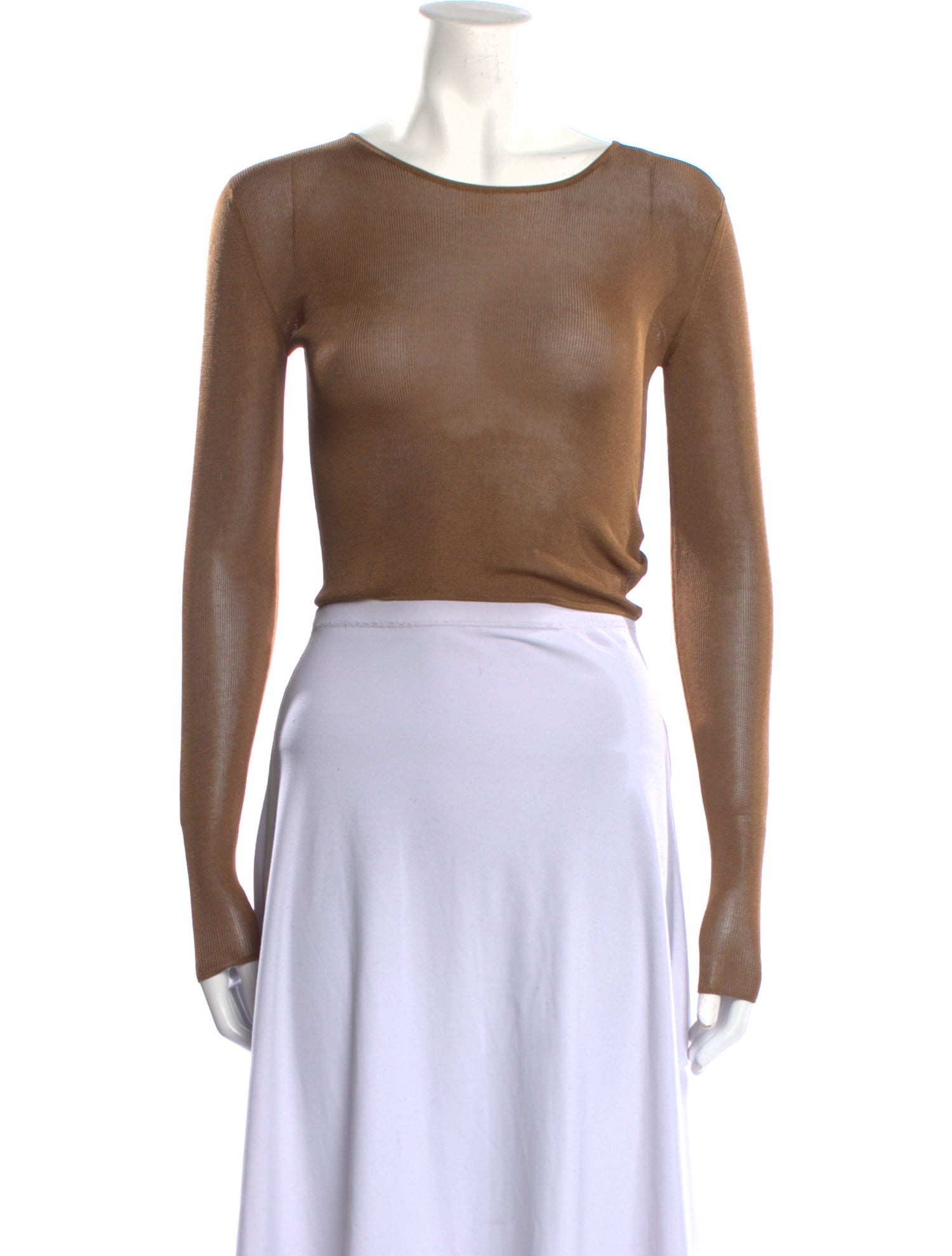 Saint Laurent 2022 Bateau Neckline Crop Top w/ Tags