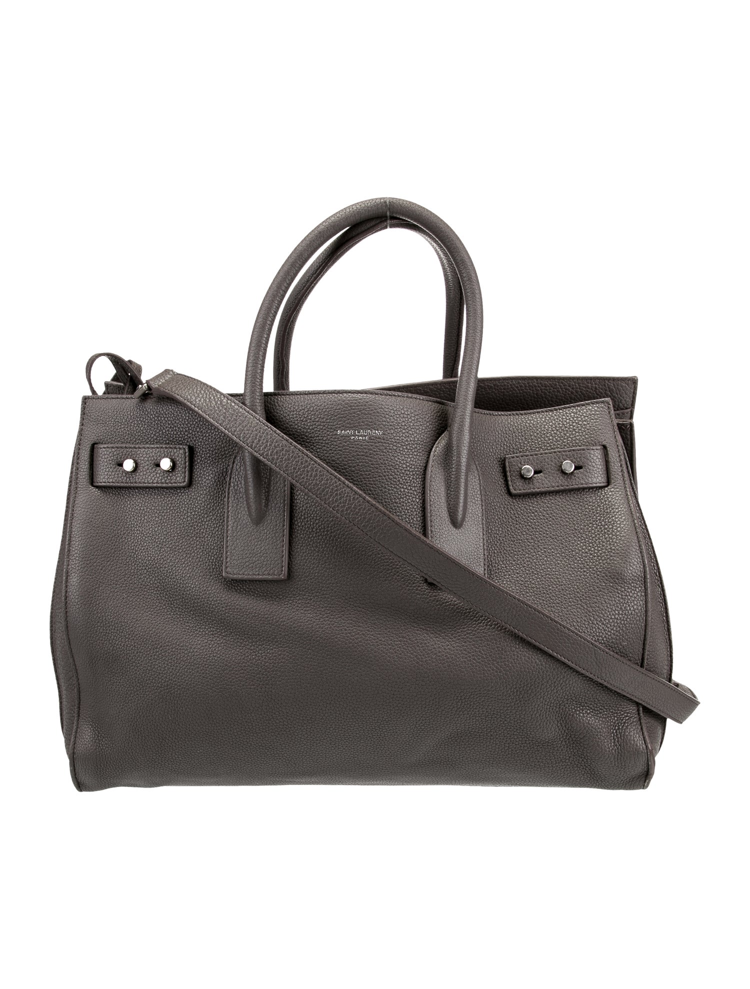 Saint Laurent Large Sac De Jour - Grey Totes, Handbags
