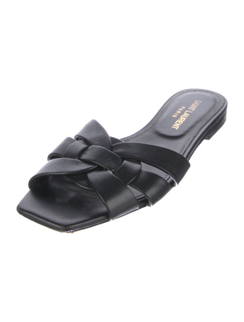 Saint Laurent Leather Slides