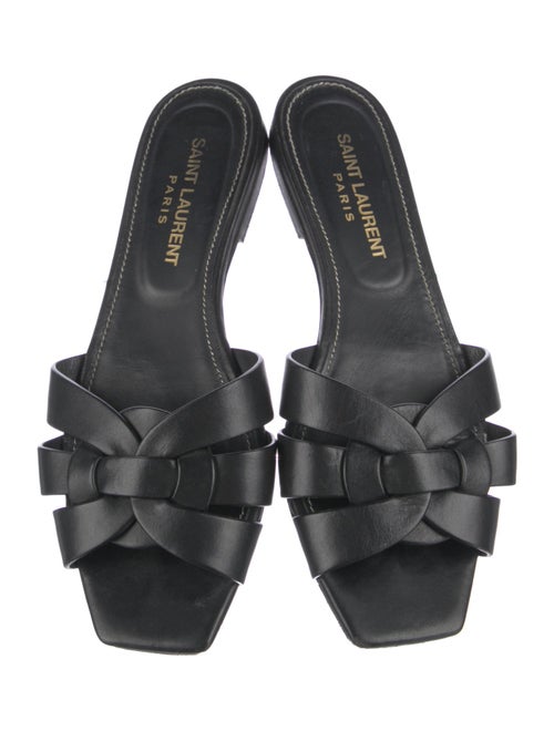 Saint Laurent Leather Slides