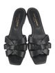 Saint Laurent Leather Slides