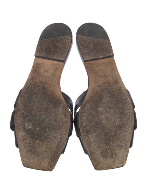 Saint Laurent Leather Slides