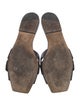 Saint Laurent Leather Slides