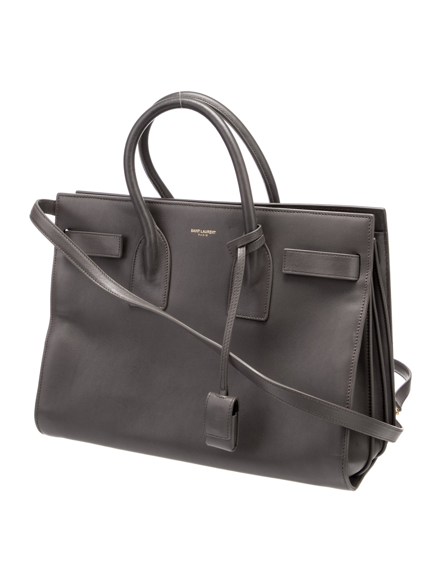 Saint Laurent Small Sac de Jour - Burgundy Totes, Handbags - SNT345299 | The RealReal