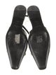 Saint Laurent Patent Leather Chain-Link Accents Slingback Flats