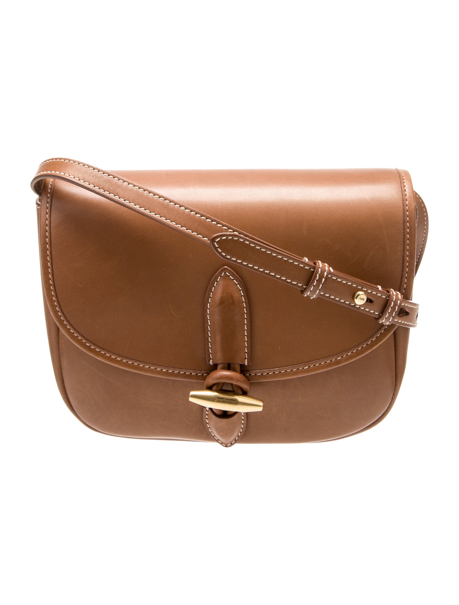 Saint Laurent Le Caban Satchel - Brown Crossbody Bags, Handbags