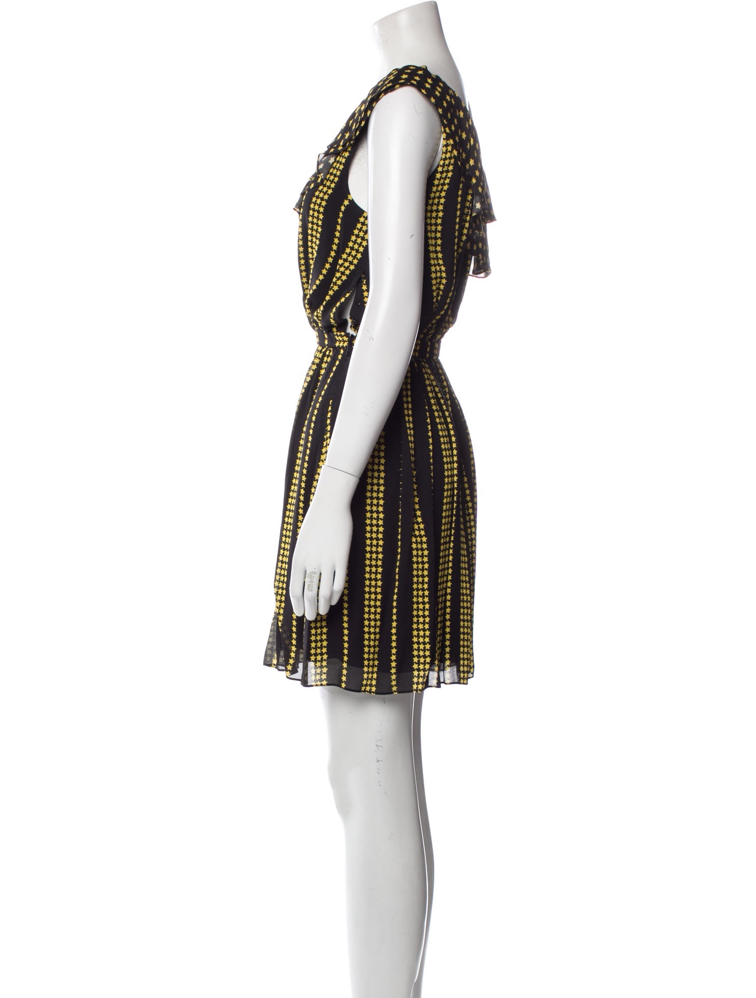 Saint Laurent Printed Mini Dress w/ Tags