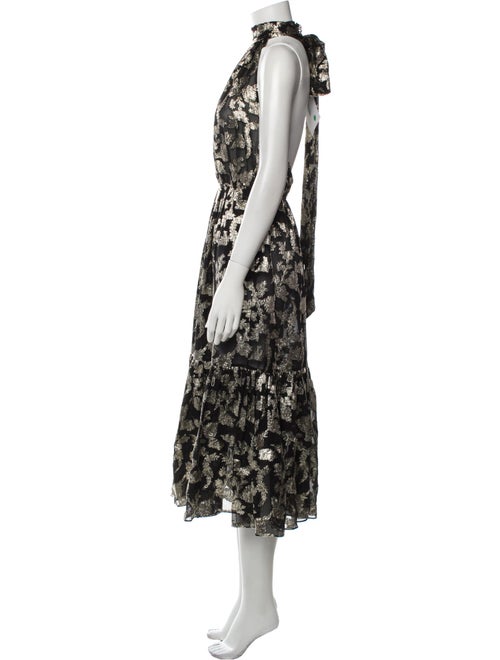 Saint Laurent Silk Midi Length Dress