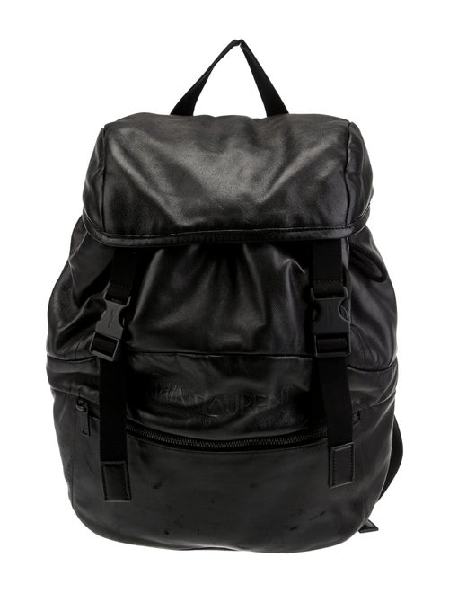 Saint Laurent 2023 Calfskin Logo Backpack