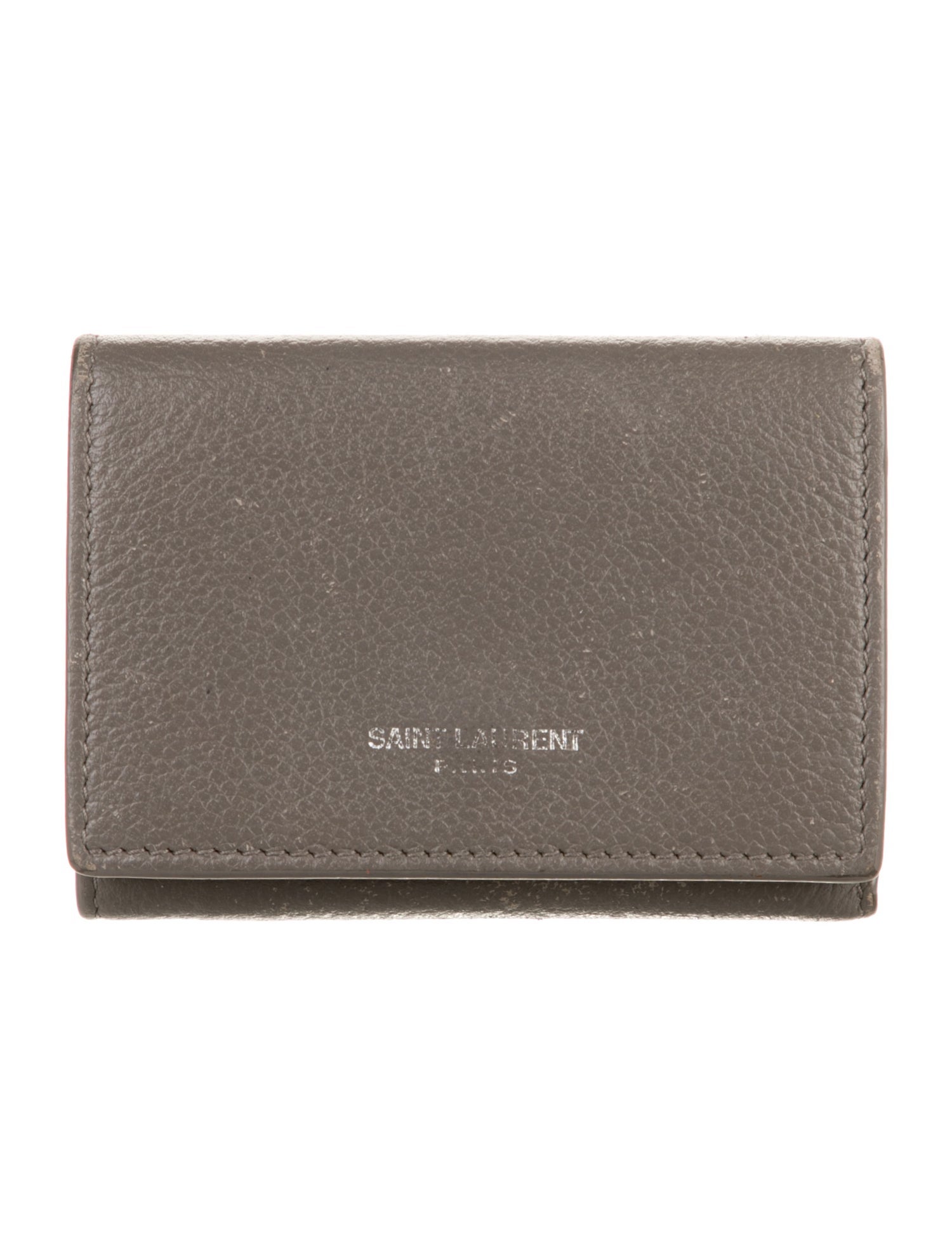 Saint Laurent 2019 Leather Compact Wallet