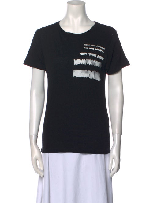 Saint Laurent Graphic Print Crew Neck T-Shirt