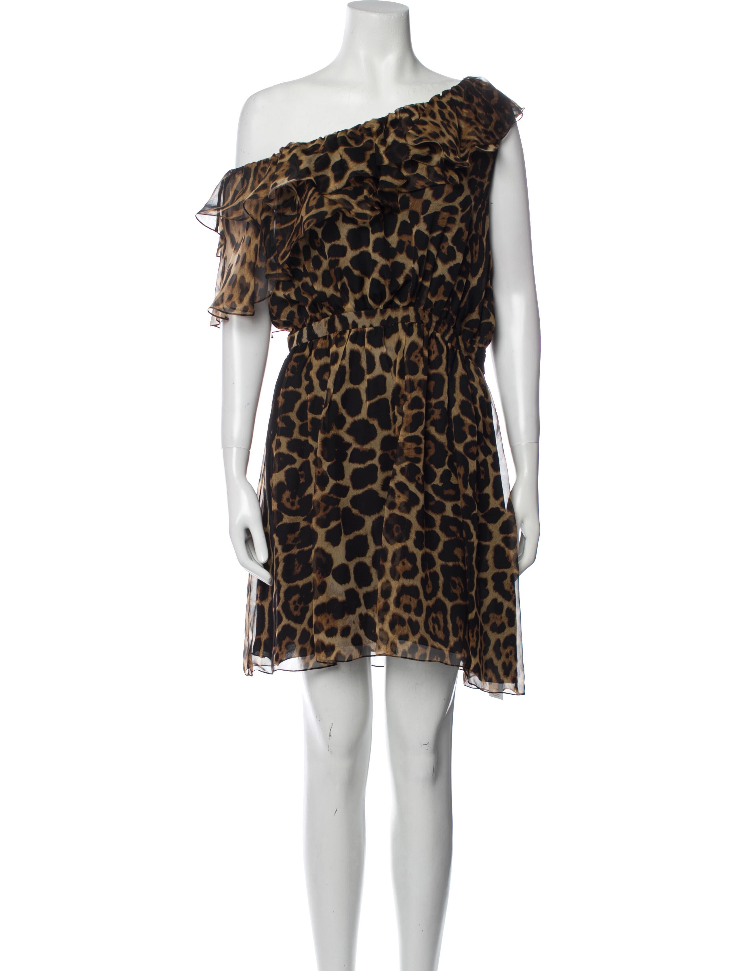 Saint Laurent Silk Mini Dress