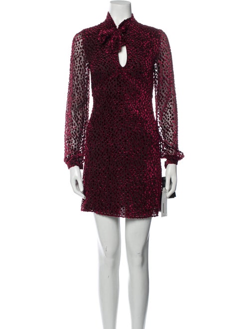 Saint Laurent Printed Mini Dress