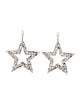 Saint Laurent Crystal Oversized Star Clip-On Earrings