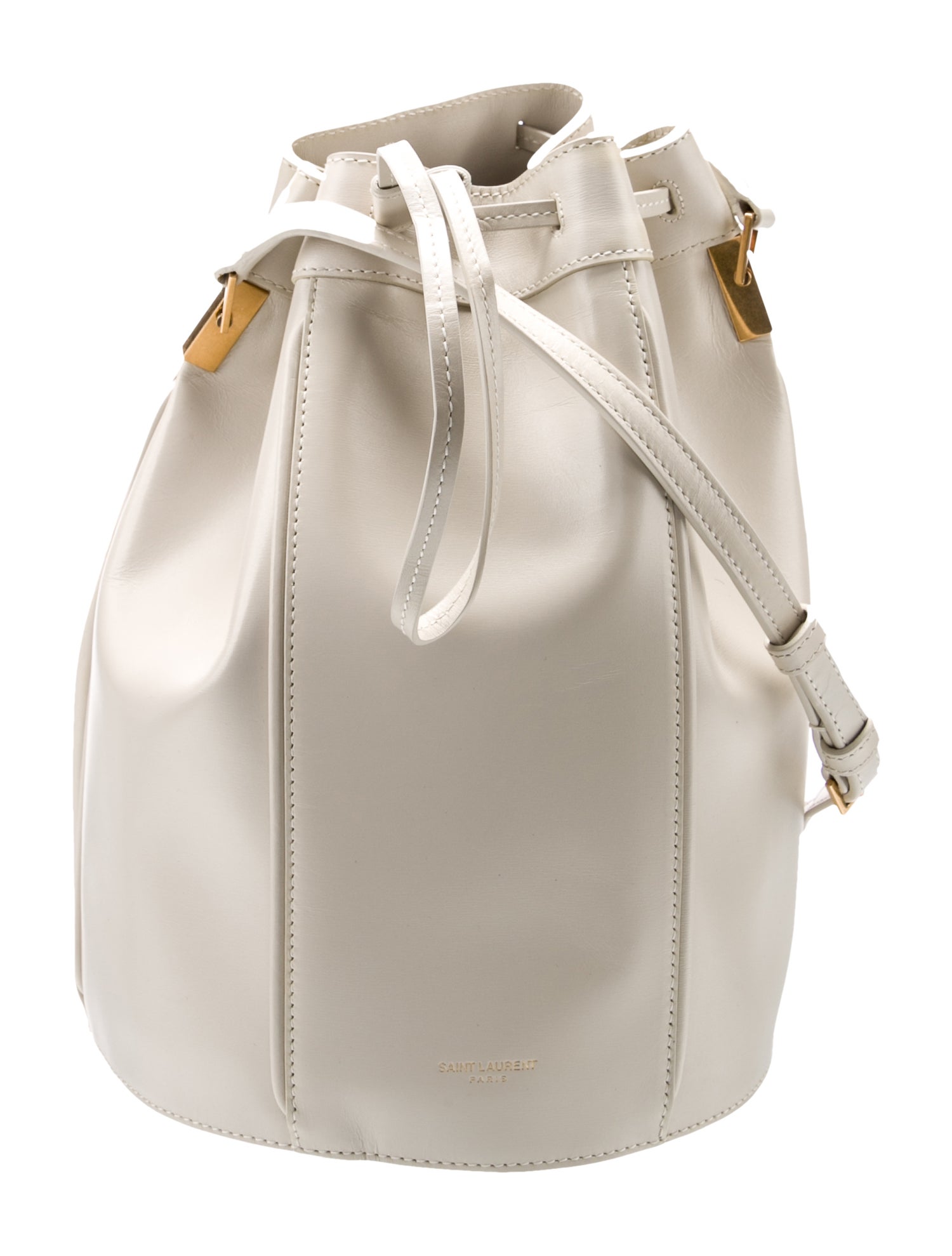 【SAINT LAURENT】TALITHA BUCKET BAG Saint Laurent - Talitha Black Leather Medium Bucket Bag