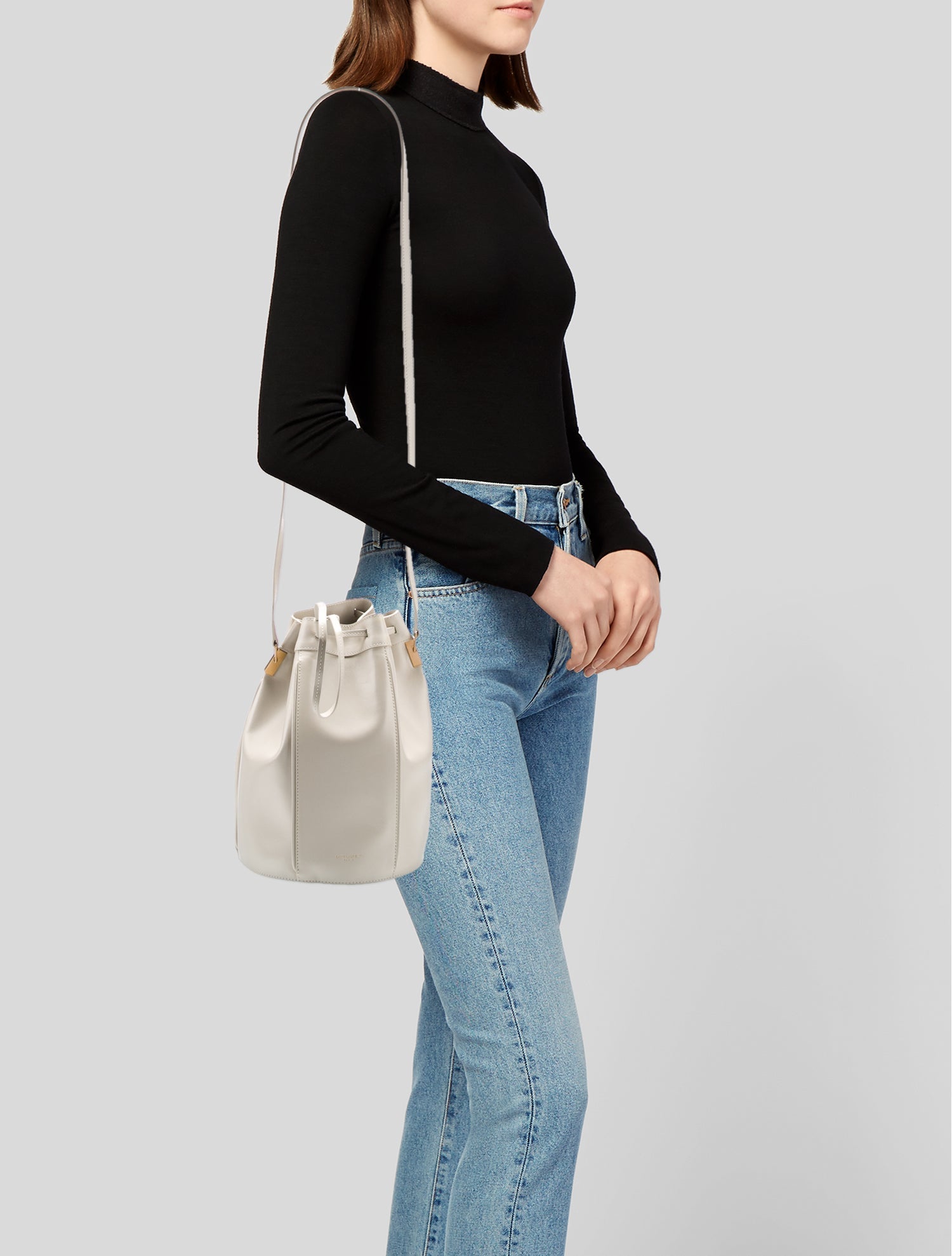 Saint Laurent Talitha Bucket Bag - Neutrals Bucket Bags