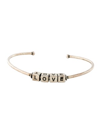 Saint Laurent Love Cube Cuff Bracelet
