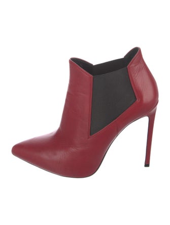 Saint Laurent Leather Chelsea Boots