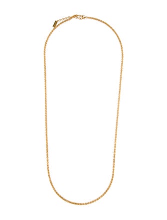 Saint Laurent Wheat Chain Necklace