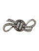 Saint Laurent Saint Laurent Crystal Knot Pin